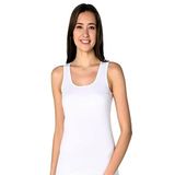 Seher 5 Adet Ribana Kalın Askılı Atlet - 2XL - Beyaz