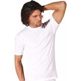 Seher 6'lı Paket Sıfır Yaka Yarım Kol Erkek Fanila - Beyaz - 2XL