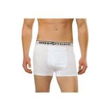 Seher 8'li Paket Likralı Erkek Boxer, Beyaz, L Beden