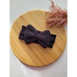 Seher Bebe Butik Kız Bebek & Çocuk Kaşkorse Fiyonklu Bandana - Koyu Siyah