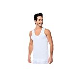 Seher Erkek Atlet, 12'li Paket, Beyaz, S Beden