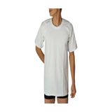 Seher Erkek Battal Boy Sıfır Yaka Fanila, Kısa Kollu, 100% Pamuk, Beyaz, 3XL, 2'li Paket