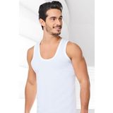 Seher-Erkek Beyaz 6'lı Paket Klasik Penye Atlet (BEYAZ/S)
