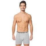 Seher Erkek Boxer, Gri, Likralı, 2XL Beden