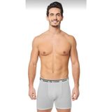 Seher Erkek Boxer,%95 Pamuk, Gri, M Beden, 6'lı Paket