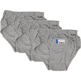 Seher Erkek Çocuk Pamuklu Renkli Slip Külot 0037 - 12 Adet - 9 - 10 Yaş - Gri