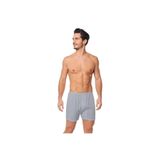 Seher Erkek Gri Pamuklu Paçalı Boxer, 2XL Beden, 12'li Paket