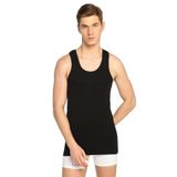 Seher Erkek Siyah Askılı Ribana Spor Atlet, XL Beden, 12'li Paket