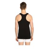Seher Erkek Siyah Ribana Spor Atlet, XL Beden