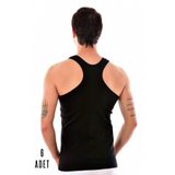 Seher Erkek Siyah Spor Atlet, 6'lı Set, M Beden
