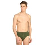 Seher Erkek Slip Külot, Haki, 2XL Beden, 12 Adet, Penye Pamuklu