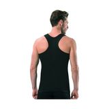 Seher Erkek Spor Atlet Siyah 6'lı Paket %100 Pamuk Nefes Alabilir Rahat Kesim