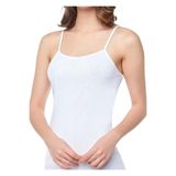 Seher Kadın Beyaz Askılı İnce Atlet, XL/2XL Beden, 6 Adet Set