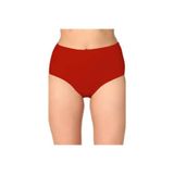 Seher Kadın%100 Pamuklu Ribana Bato Külot, Kırmızı, 2XL, 12'li Paket