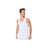 Seher Klasik Askılı Erkek Atlet,%100 Pamuk Penye, Beyaz, 2XL, 3'lü Set