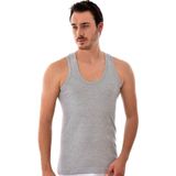 Seher Klasik Erkek Atlet, 6'lı Paket, Gri, 2XL Beden