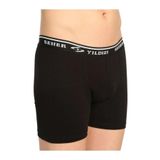 Seher Likralı Erkek Boxer, 8'li Paket, Siyah, M Beden