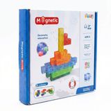 Seher Oyuncak Magnet Küp Yapı Blok Seti 64 Parça - Güçlü Mıknatıslı Eğitici Bloklar