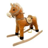 Seher Oyuncak Peluş Sallanan At - Ses Efektli ve Yumuşak Oturma Alanlı 65 cm
