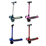 Seher Oyuncak Scooter Pilli Müzikli Renkli Işıklı - 3 Tekerlekli Güvenli Denge Sistemli Çocuk Scooterı