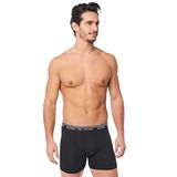 Seher-Rkek 6"lı Siyah Likralı Pamuklu Boxer Tekli Ambalaj 0060 (Siyah/L)