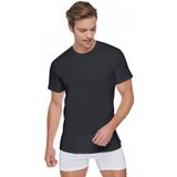 Seher Sıfır Yaka Erkek Fanila, Siyah, 2XL Beden, 4'lü Set