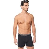 Seher Yıldız 6'lı Paket Erkek Likralı Elastan Boxer Külot Siyah - 2XL