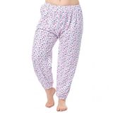 Seher Yıldız Bayan Desenli Lastikli Uzun Anne Pijama Altı 065
