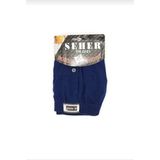Seher Yıldızı 0008 Erkek Düz Boxer 10 Adet - XL - Lacivert