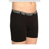 Seher Yıldızı 0060 Seher Yıldızı Erkek Likralı Tekli Boxer - M - Siyah