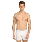Seher Yıldızı 3 Adet Seher Yıldızı Beyaz Renk Elastan Boxer Beyaz 2XL