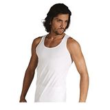 Seher Yıldızı 6 lı Erkek Penye Battal Boy Askılı Atlet%100 Pamuklu 3XL Beyaz