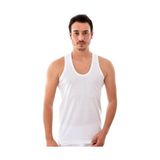 Seher Yıldızı 6'lı Erkek Beyaz Atlet Pamuk Penye - 4XL
