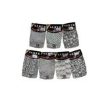 Seher Yıldızı desenli9lu Erkek Desenli Boxer Xl Beden 9'lu Paket