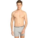 Seher Yıldızı Erkek 6 Lı Paket Gri Elastan Likralı Boxer - 2XL