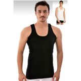 Seher Yıldızı Erkek Atlet, 6'lı Paket, Siyah, XL Beden