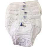 Seher Yıldızı Erkek Çocuk Külot Beyaz 6'Lı Paket - 3 - 4 Yaş