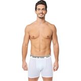 Seher Yıldızı Erkek Elastan Boxer 6'lı Eko Paket - XL - Beyaz