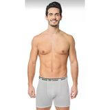 Seher Yıldızı Erkek Likralı Boxer 060 - 3 Adet - S - Gri