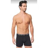 Seher Yıldızı Erkek Likralı Boxer 060 - 6 Adet - 2XL - Siyah