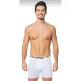 Seher Yıldızı Erkek Likralı Boxer 060 - 6 Adet - M - Beyaz