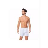Seher Yıldızı Erkek Paçalı Boxer Don - 12 Adet - XL - Beyaz