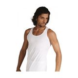 Seher Yıldızı Erkek Penye Atlet 6'lı Paket - 4XL - Beyaz