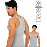 Seher Yıldızı Erkek Sporcu Atlet Slim Fit Esnek Ter Emici Günlük - Gri