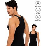 Seher Yıldızı Erkek Sporcu Atlet Slim Fit Esnek Ter Emici Günlük - Siyah