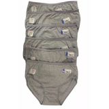 Seher Yıldızı Kadın Ribana Bato Külot 028 - 6 Adet - 2XL - Gri