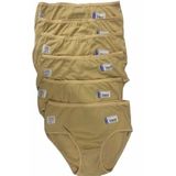 Seher Yıldızı Kadın Ribana Bato Külot, 6 Adet, Ten, 2XL Beden