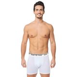 Seher-Yıldızı Paket Erkek Beyaz Likralı Pamuklu Boxer 0060 6lı (Beyaz/L)