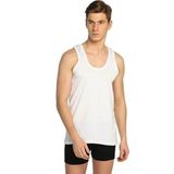 Seher Yıldızı Seher Beyaz Erkek Penye Atlet 6'lı - 3XL