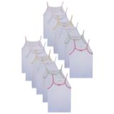 Seher Yıldızı Seher İp Askılı Kız Çocuk Pamuklu Atlet 12 li Paket SH048